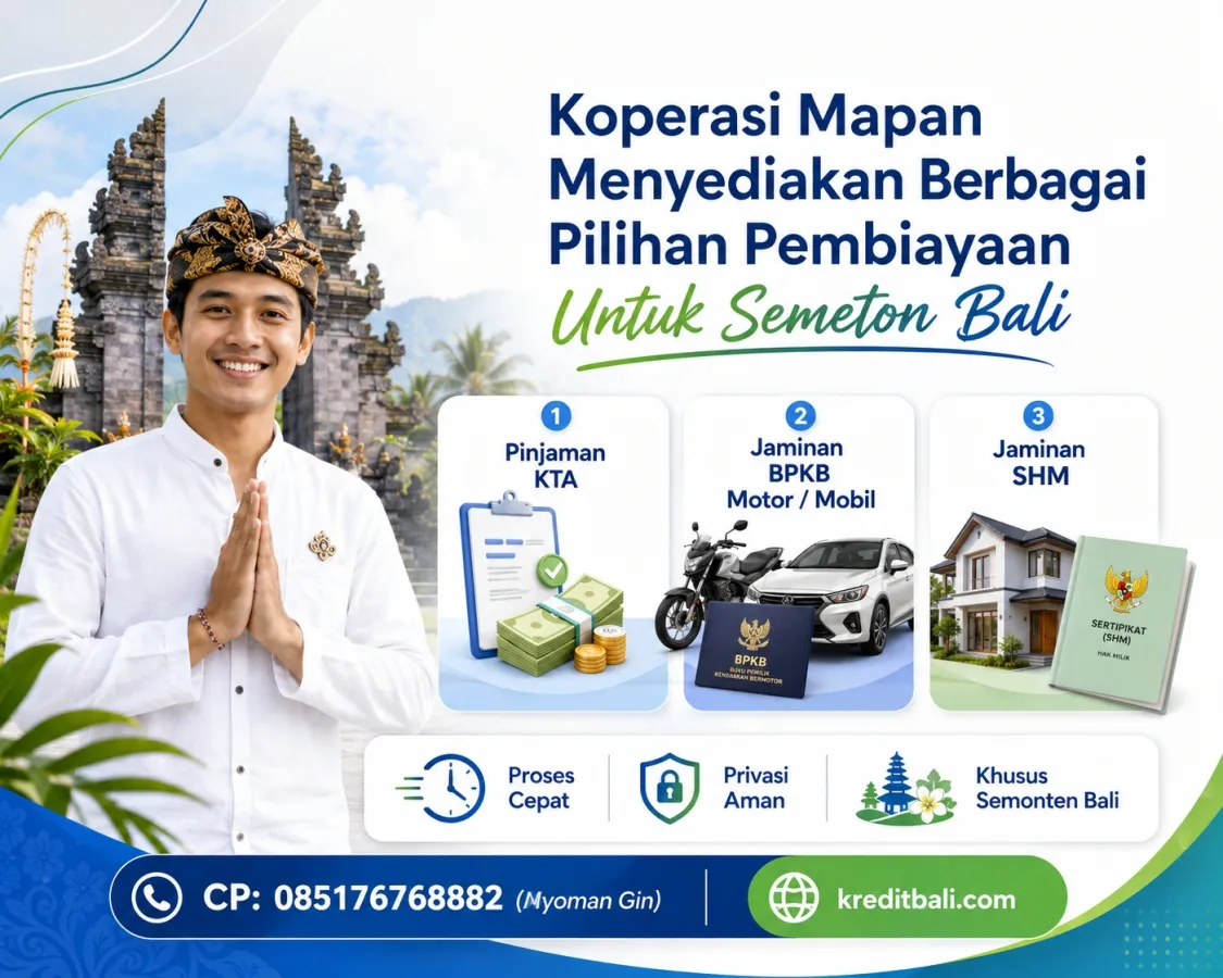 Ajukan pinjaman kredit di bali